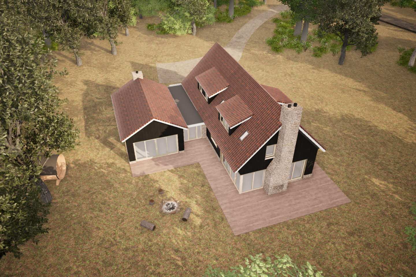 verbouw, verduurzamen vrijstaande woning, boswoning, ontwerp, verbouwing, renovatie