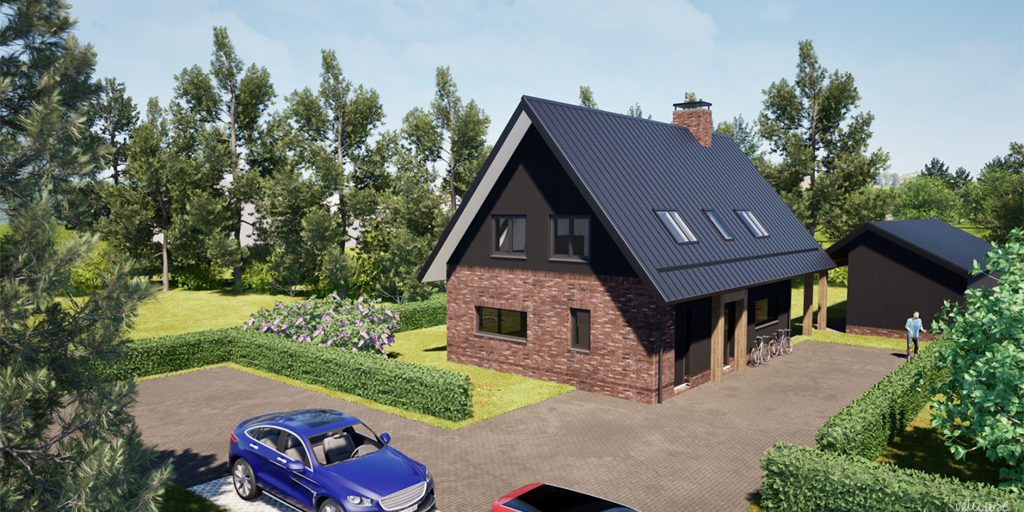 vrijstaande schuurwoning in Hulshorst, gemeente Harderwijk